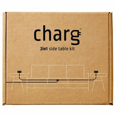 Charg Indoor 10 ft. L Black Extension Cord 14/3 SJTOW BE03806A1064S